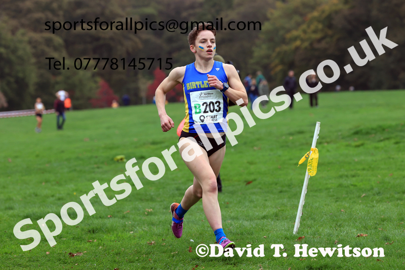 Senior Womens relay, 2025 Northern Cross Country Relays, Graves Park, Sheffield. Photo: David T. Hewitson/Sports for All Pics
